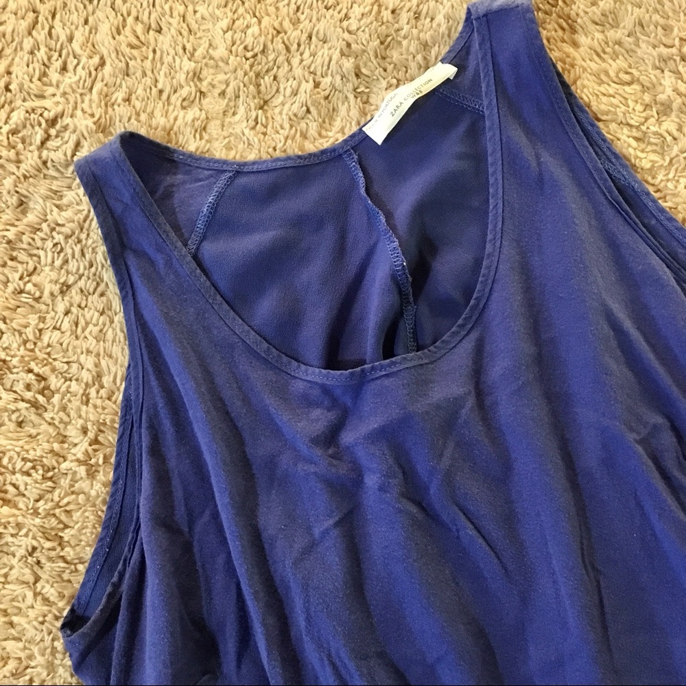 Blue tank top - Picture 2 of 4